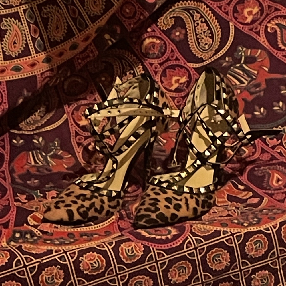 Cheetah print heels